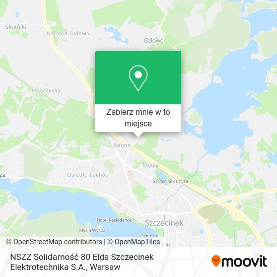 Mapa NSZZ Solidarność 80 Elda Szczecinek Elektrotechnika S.A.