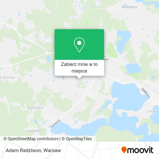 Mapa Adam Radziwon