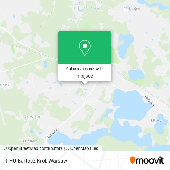 Mapa FHU Bartosz Król