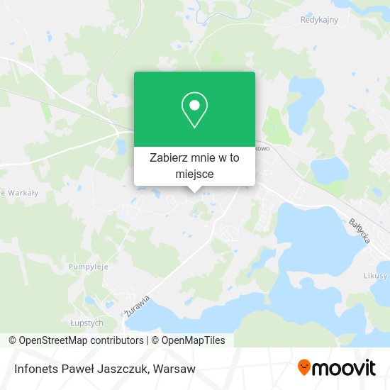 Mapa Infonets Paweł Jaszczuk