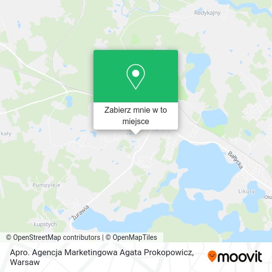 Mapa Apro. Agencja Marketingowa Agata Prokopowicz