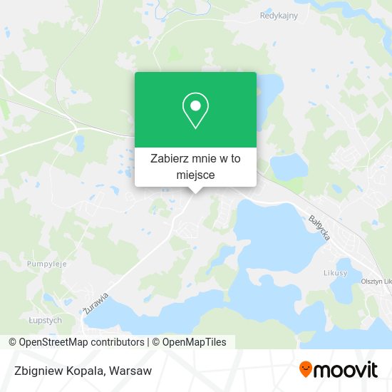 Mapa Zbigniew Kopala