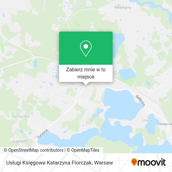 Mapa Usługi Księgowe Katarzyna Florczak