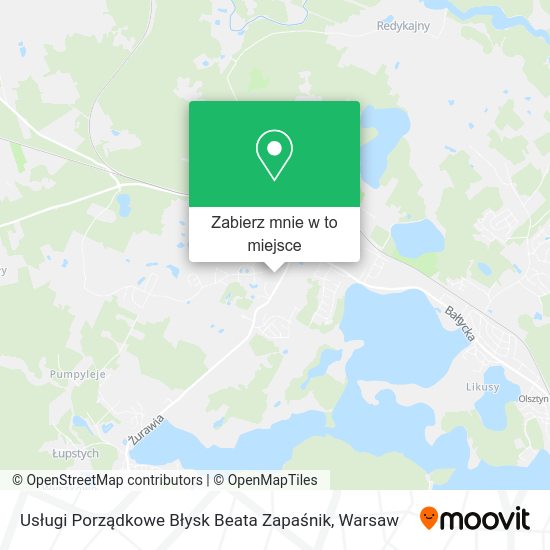 Mapa Usługi Porządkowe Błysk Beata Zapaśnik