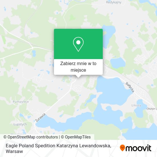 Mapa Eagle Poland Spedition Katarzyna Lewandowska