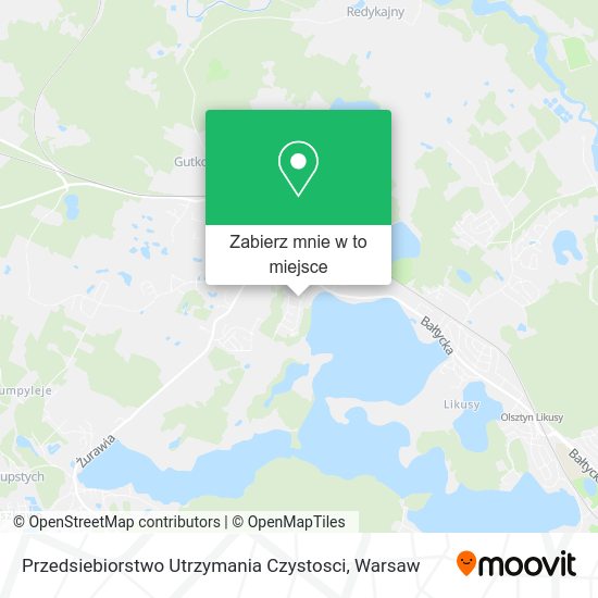 Mapa Przedsiebiorstwo Utrzymania Czystosci