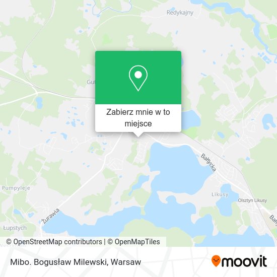 Mapa Mibo. Bogusław Milewski