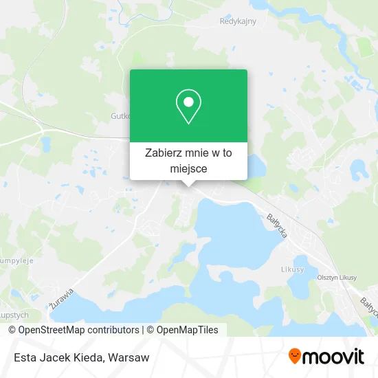 Mapa Esta Jacek Kieda