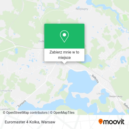 Mapa Euromaster 4 Kolka