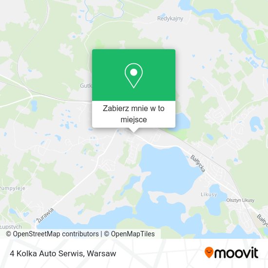 Mapa 4 Kolka Auto Serwis