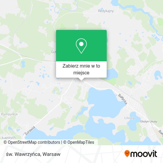 Mapa św. Wawrzyńca