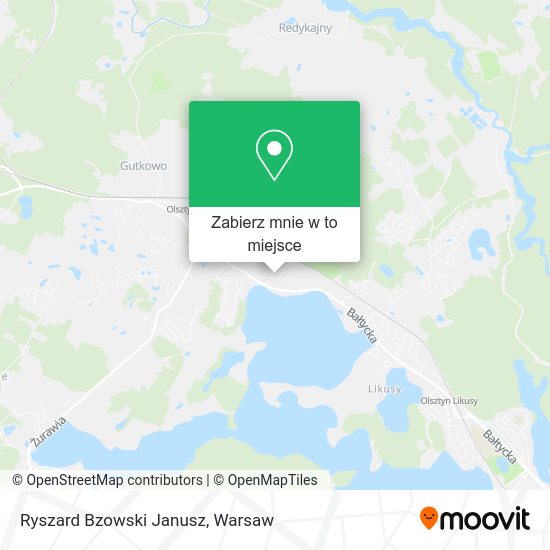 Mapa Ryszard Bzowski Janusz