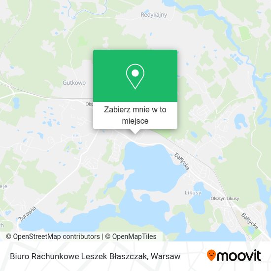 Mapa Biuro Rachunkowe Leszek Błaszczak