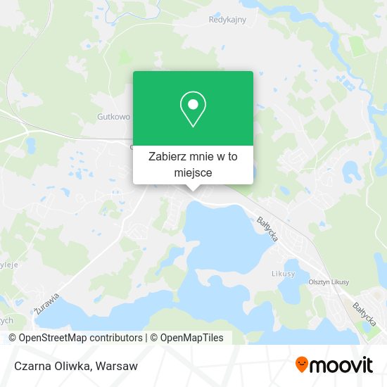 Mapa Czarna Oliwka