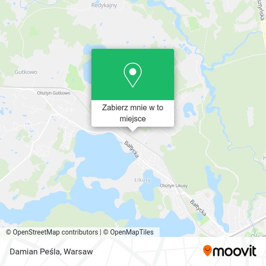 Mapa Damian Peśla