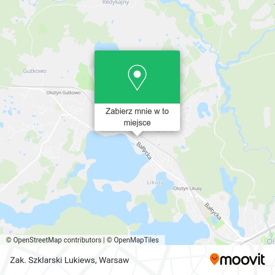 Mapa Zak. Szklarski Lukiews