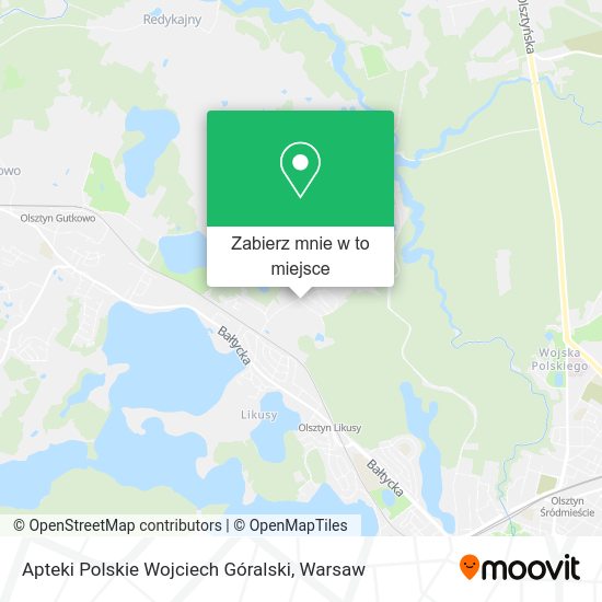 Mapa Apteki Polskie Wojciech Góralski