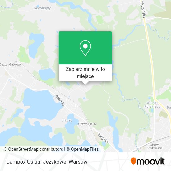 Mapa Campox Uslugi Jezykowe