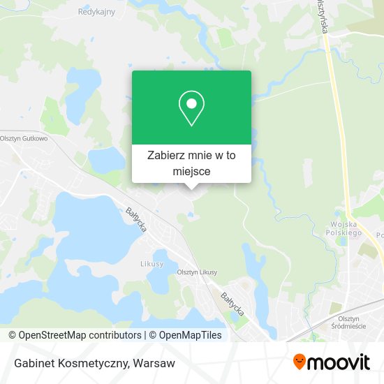 Mapa Gabinet Kosmetyczny