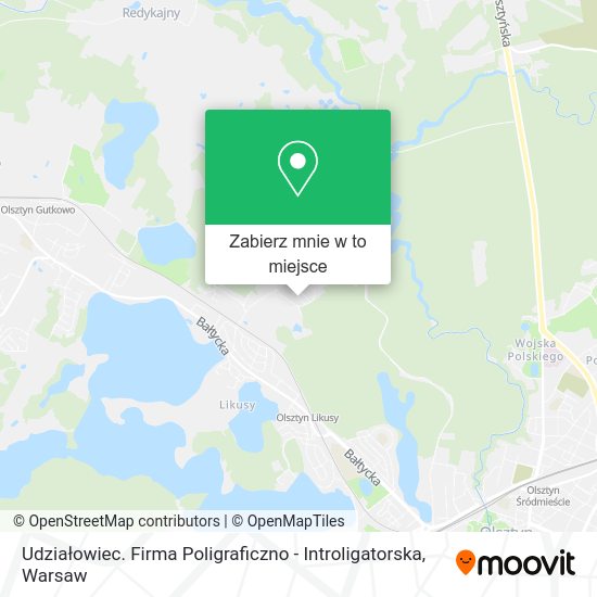 Mapa Udziałowiec. Firma Poligraficzno - Introligatorska