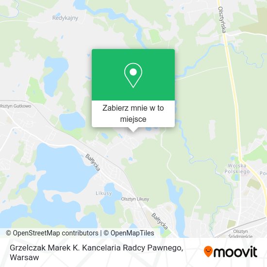 Mapa Grzelczak Marek K. Kancelaria Radcy Pawnego