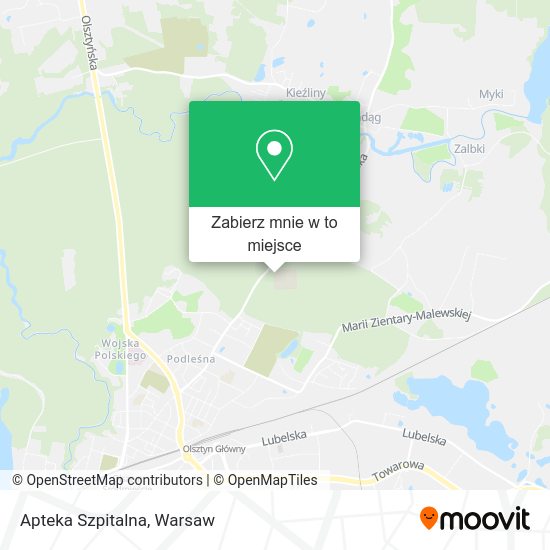 Mapa Apteka Szpitalna