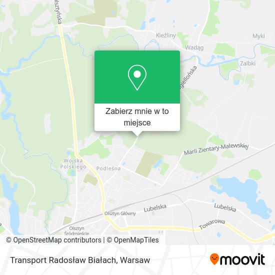 Mapa Transport Radosław Białach