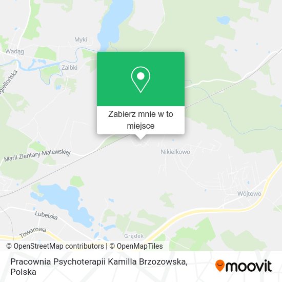 Mapa Pracownia Psychoterapii Kamilla Brzozowska