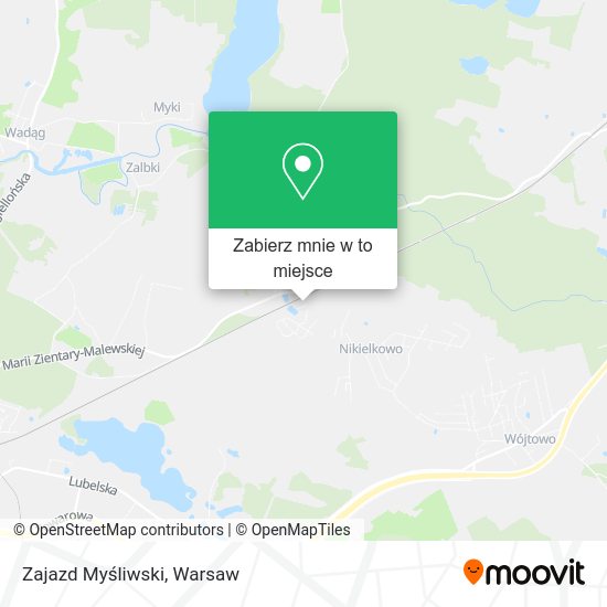 Mapa Zajazd Myśliwski