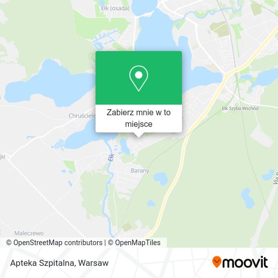 Mapa Apteka Szpitalna