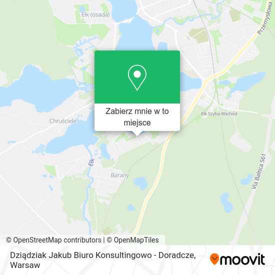 Mapa Dziądziak Jakub Biuro Konsultingowo - Doradcze