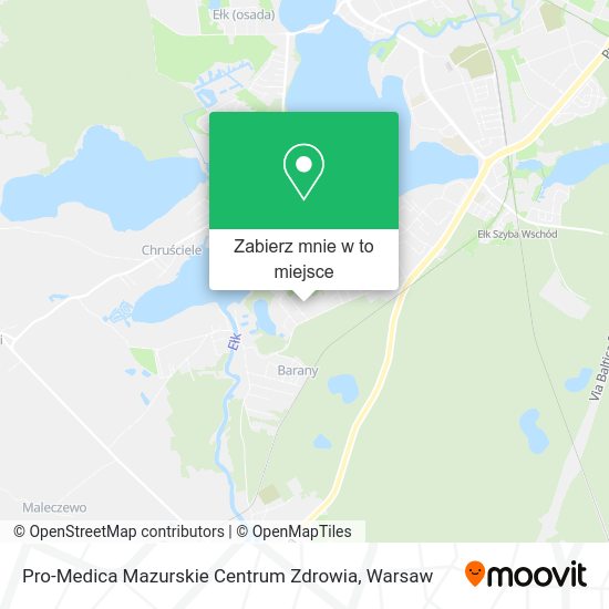 Mapa Pro-Medica Mazurskie Centrum Zdrowia