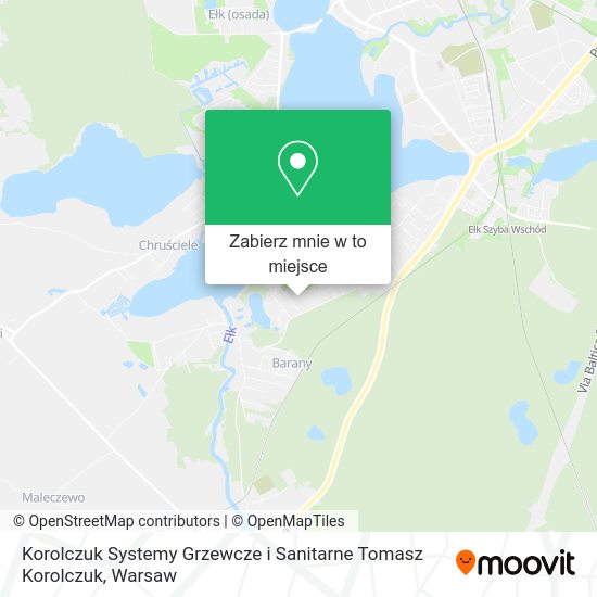 Mapa Korolczuk Systemy Grzewcze i Sanitarne Tomasz Korolczuk