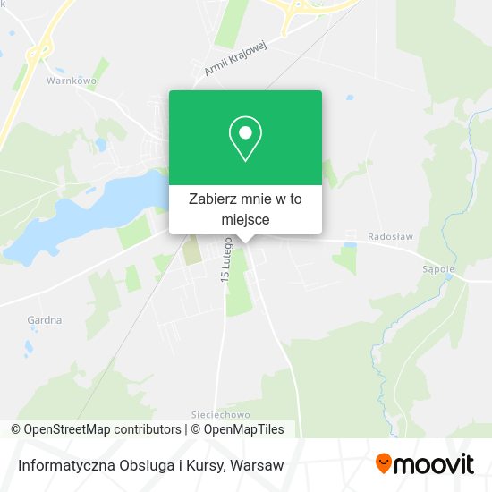 Mapa Informatyczna Obsluga i Kursy