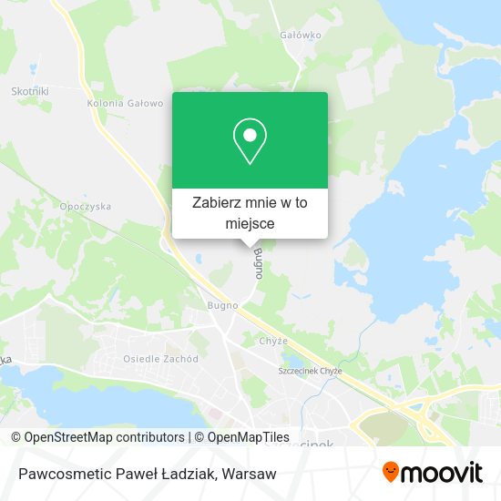 Mapa Pawcosmetic Paweł Ładziak