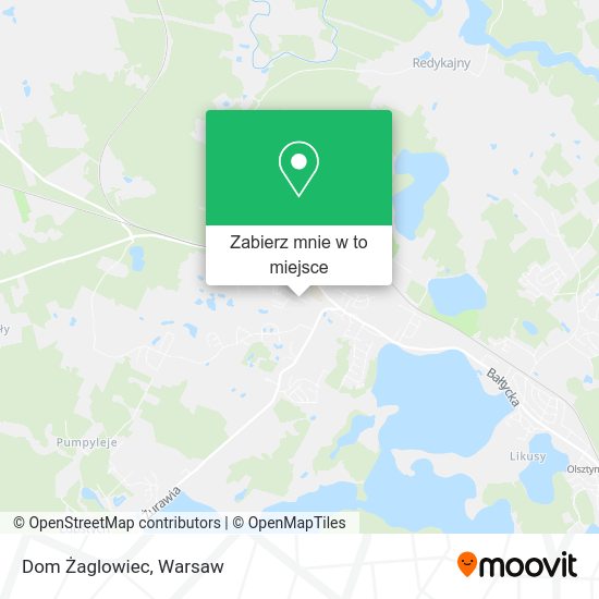 Mapa Dom Żaglowiec