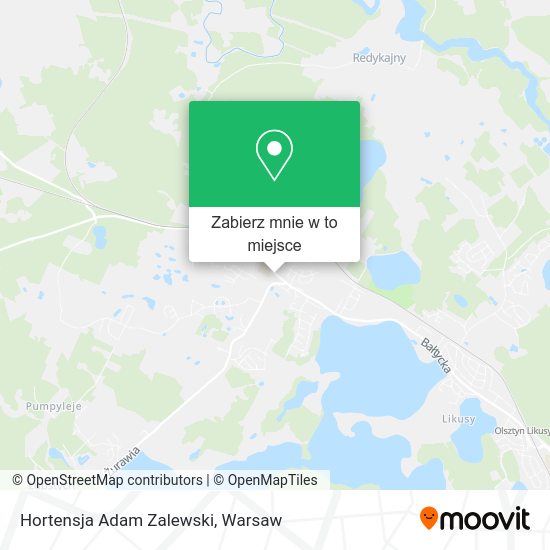 Mapa Hortensja Adam Zalewski