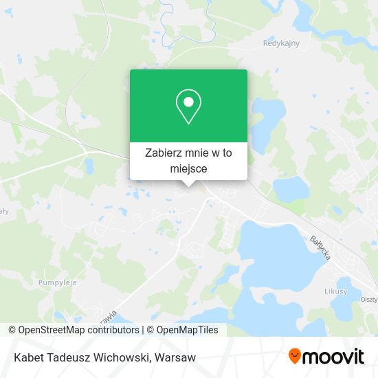 Mapa Kabet Tadeusz Wichowski