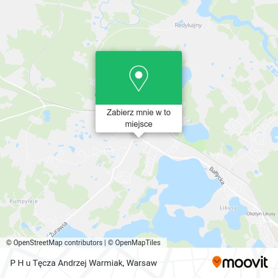 Mapa P H u Tęcza Andrzej Warmiak