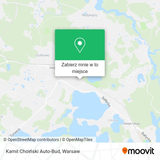 Mapa Kamil Choiński Auto-Bud