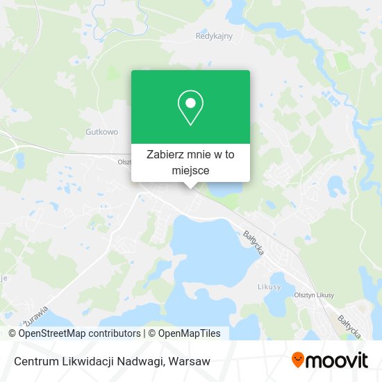 Mapa Centrum Likwidacji Nadwagi