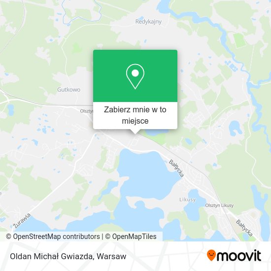 Mapa Oldan Michał Gwiazda