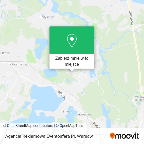 Mapa Agencja Reklamowa Eventosfera Pr