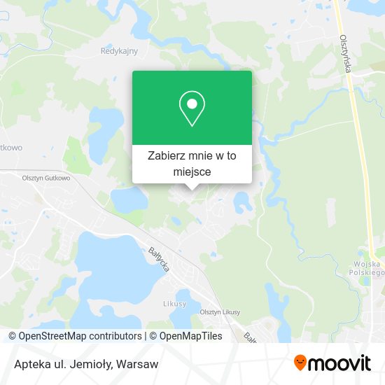 Mapa Apteka ul. Jemioły