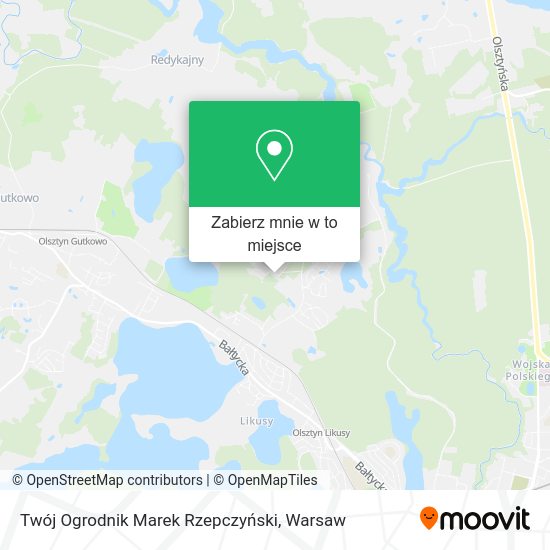 Mapa Twój Ogrodnik Marek Rzepczyński