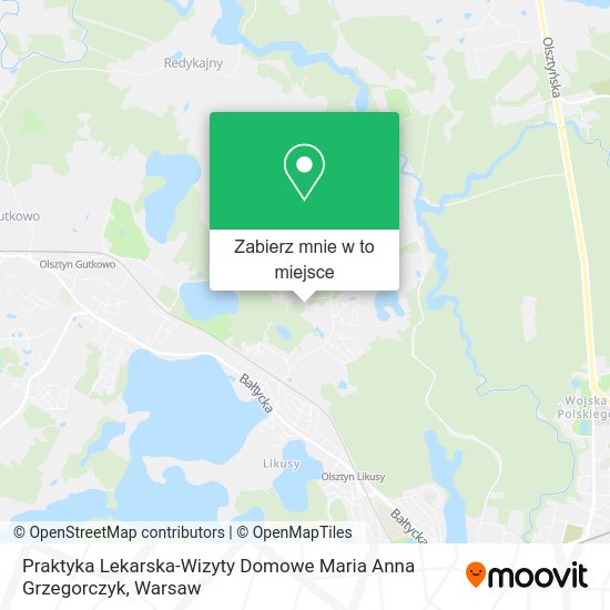 Mapa Praktyka Lekarska-Wizyty Domowe Maria Anna Grzegorczyk