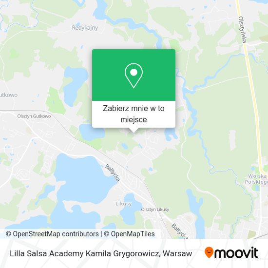 Mapa Lilla Salsa Academy Kamila Grygorowicz