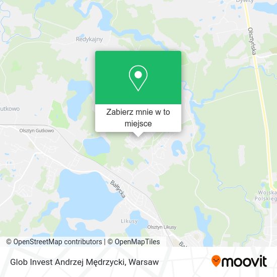 Mapa Glob Invest Andrzej Mędrzycki