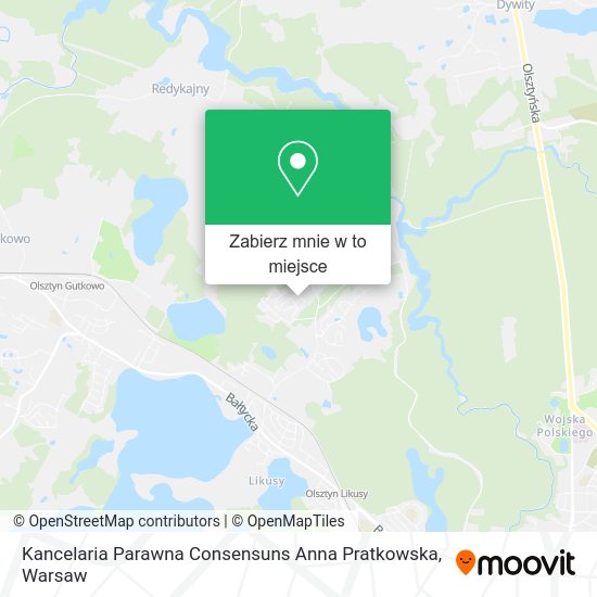 Mapa Kancelaria Parawna Consensuns Anna Pratkowska