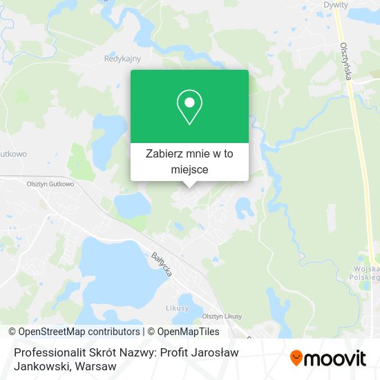 Mapa Professionalit Skrót Nazwy: Profit Jarosław Jankowski